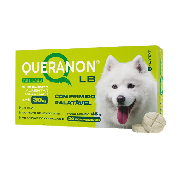 QUERANON LB ATÉ 30KG COM 30 CÁPSULAS AVERT