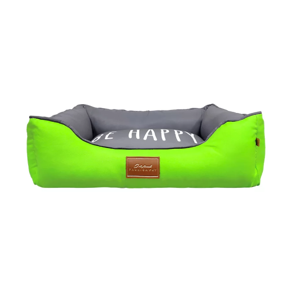 CAMA FÁBRICA PET NEON VERDE M