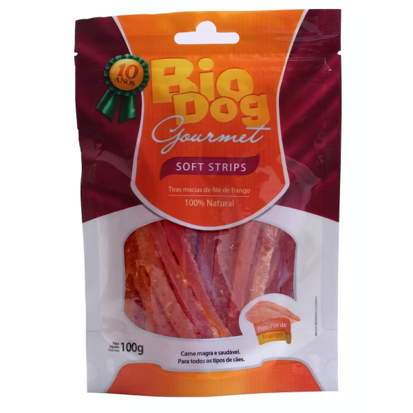 PETISCO BIO DOG GOURMET SOFT STRIPS 100G