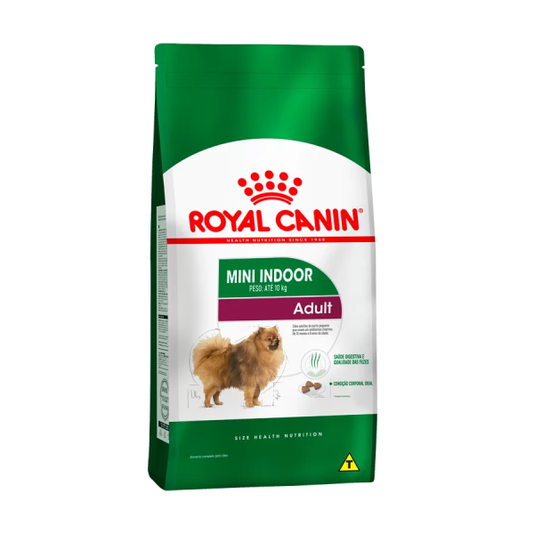 RAÇÃO ROYAL CANIN CÃES MINI INDOOR ADULT 7,5KG
