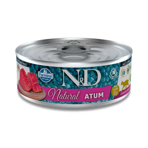 LATA N&D FELINE NATURAL ATUM 80G