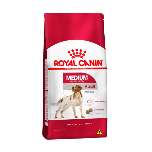 RAÇÃO ROYAL CANIN CÃES MEDIUM ADULT 2,5KG
