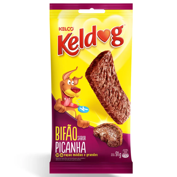 PETISCO KELDOG CÃES BIFÃO DE PICANHA 91G
