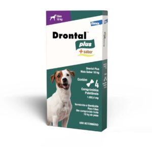 DRONTAL PLUS CARNE ATÉ 10KG COM 4 COMPRIMIDOS ELANCO